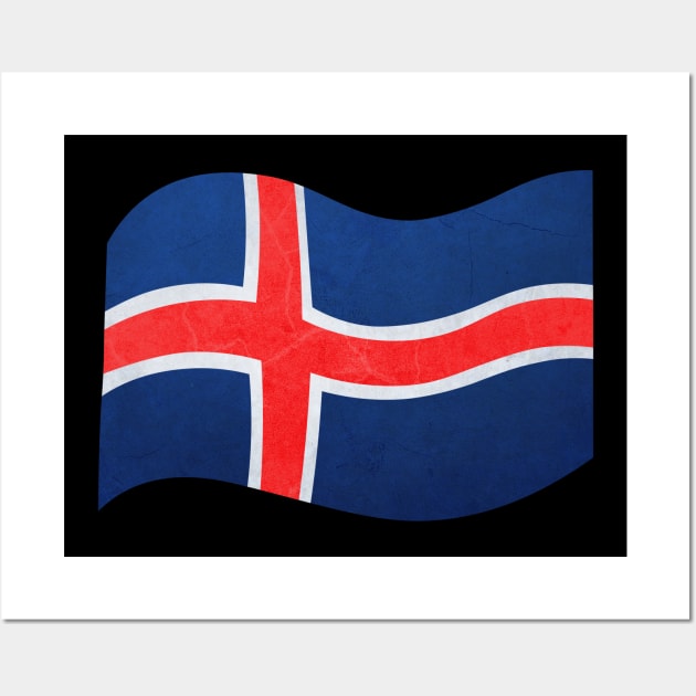 Flag of Iceland Wall Art by Purrfect